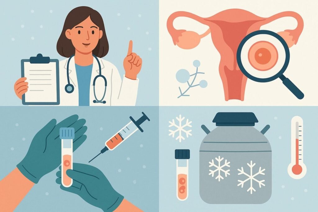 Woman learning about egg freezing and fertility preservation at Nex IVF Patna.