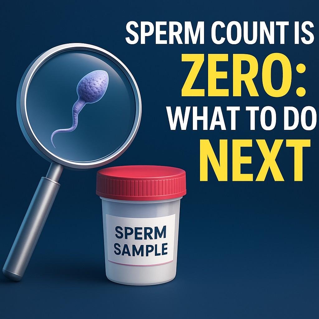Sperm Count is Zero What to Do Next – A Guide from Nex IVF and Fertility Centre